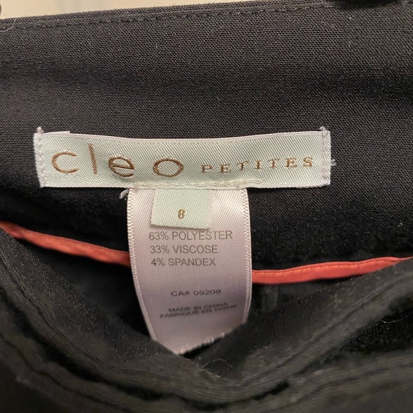 Cleo Petites Black Slim Ankle Pant - Picture 2 of 5